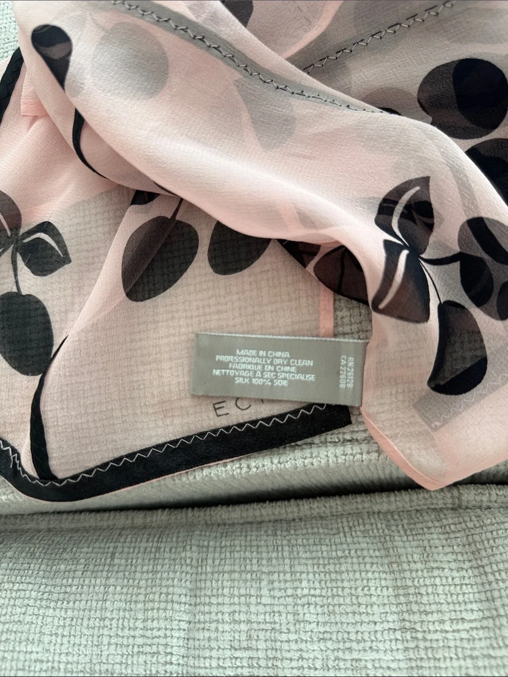 Echo pure silk scarf